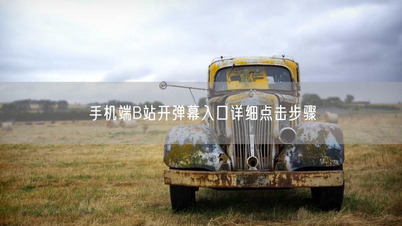 手机端B站开弹幕入口详细点击步骤